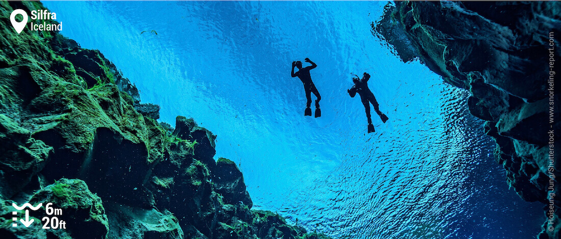 Diving the Silfra Fissure in Iceland